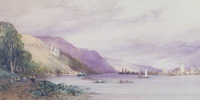 On the Rhine, 1861 by William Callow